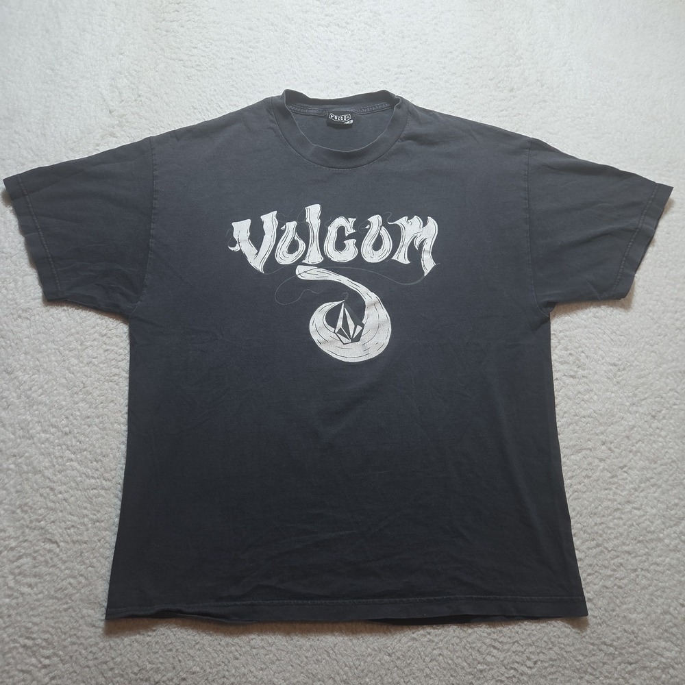 Y2K Volcom Shirt Mens XL Vintage Faded 90s Skate Surf Skateboarding Grunge